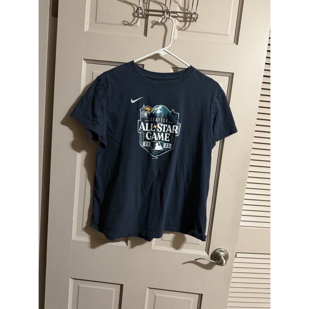 Women’s Seattle Mariners MBL Nike T-shirt All Star Game 2023 Size XL Navy Blue